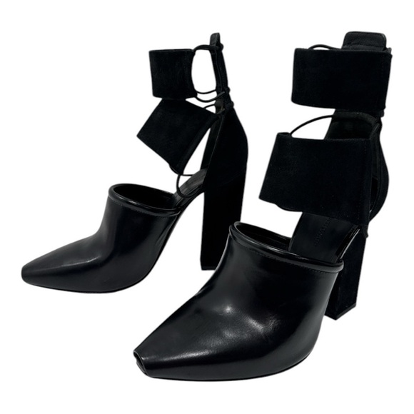 Alexander Wang Cult Mackenzie Booties | Color: Black | Size: 36.5 Suede/Leather - Picture 6 of 17